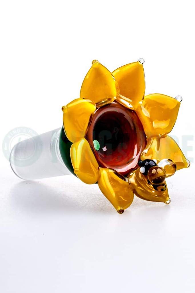 14mm Male Sunflower Bowl Piece by Empire Glassworks (Free Shipping)