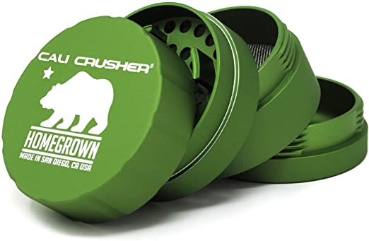 Amazon.com: Cali Crusher Homegrown 4 Piece Grinder Green: Kitchen