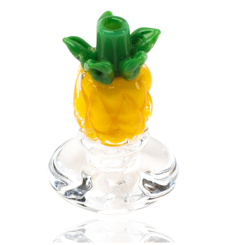 Empire Glass Pineapple PuffCo Peak Cap - Toasty Glass