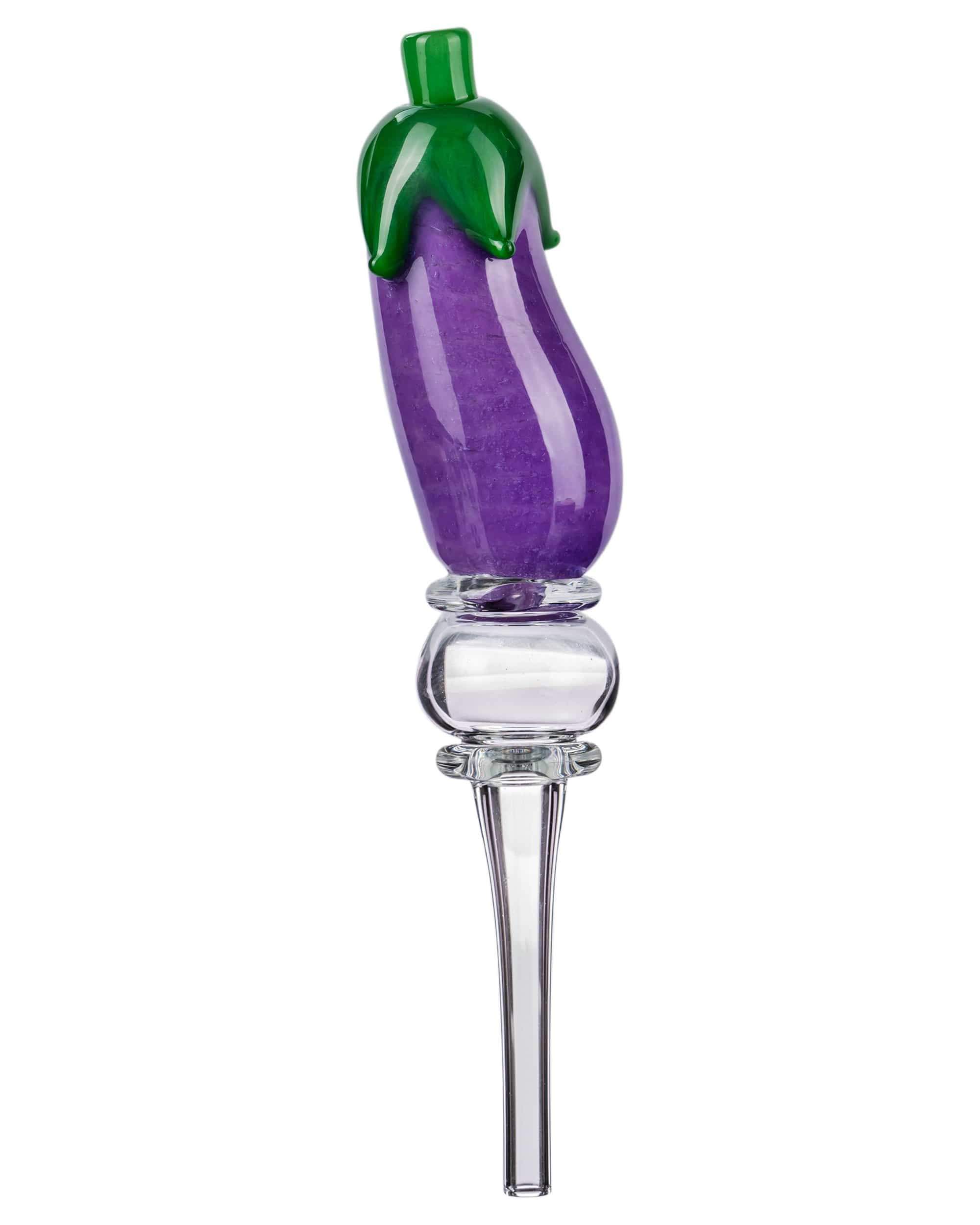 Empire Glassworks | Eggplant Honey Straw – DankStop