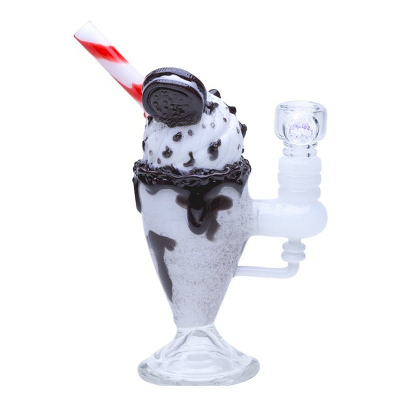 Empire Glassworks - Mini Rig - Chocolate Cookie Sundae Float Sure