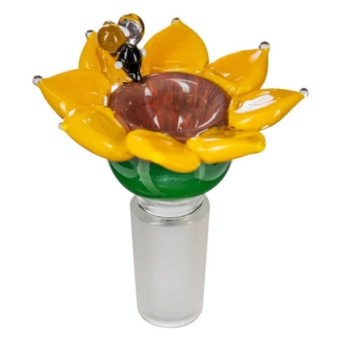 Empire Glassworks Sunflower Bowl Piece | Leafly