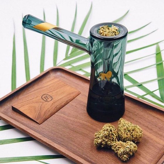 Marley Natural Smoked Glass Bubbler in 2020 | Glass bubbler