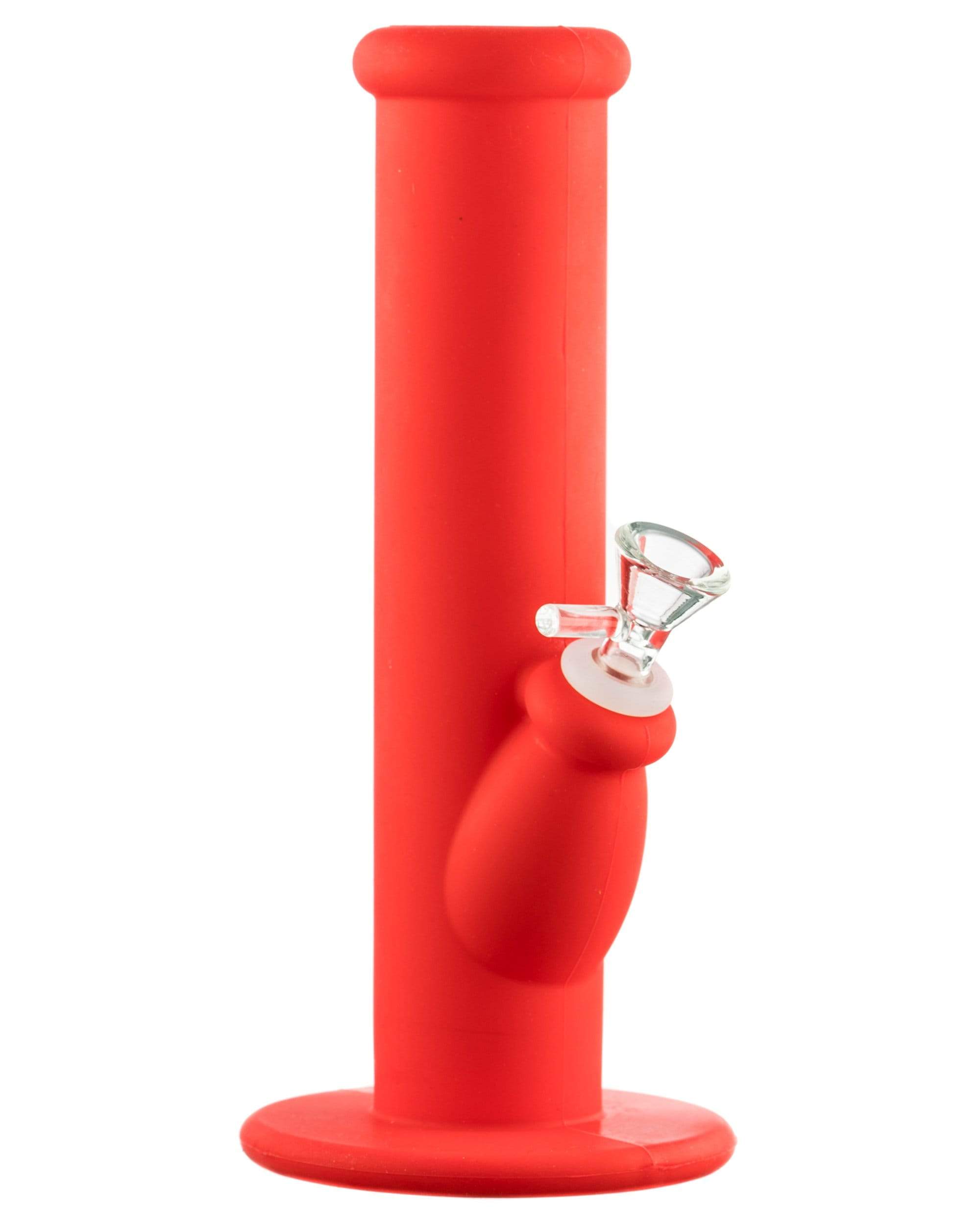 10" Silicone Straight Tube Bong – DankStop