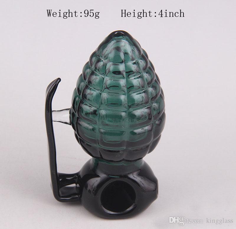 2020 2018 New Arrival Glass Spoon Pipes For Smoking Pipe Grenade