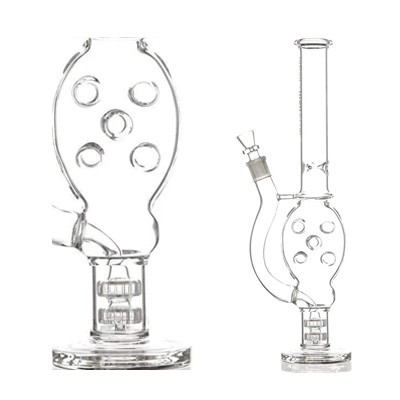 33% Off Double Showerhead Swiss Bongs @ Daily High Club