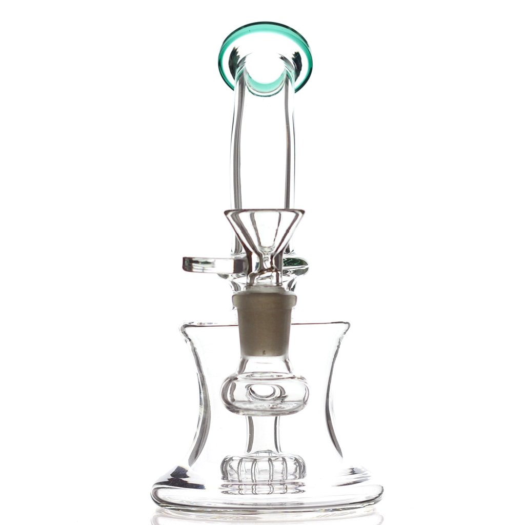 Accented Disc Hour Glass Bong – Daily High Club