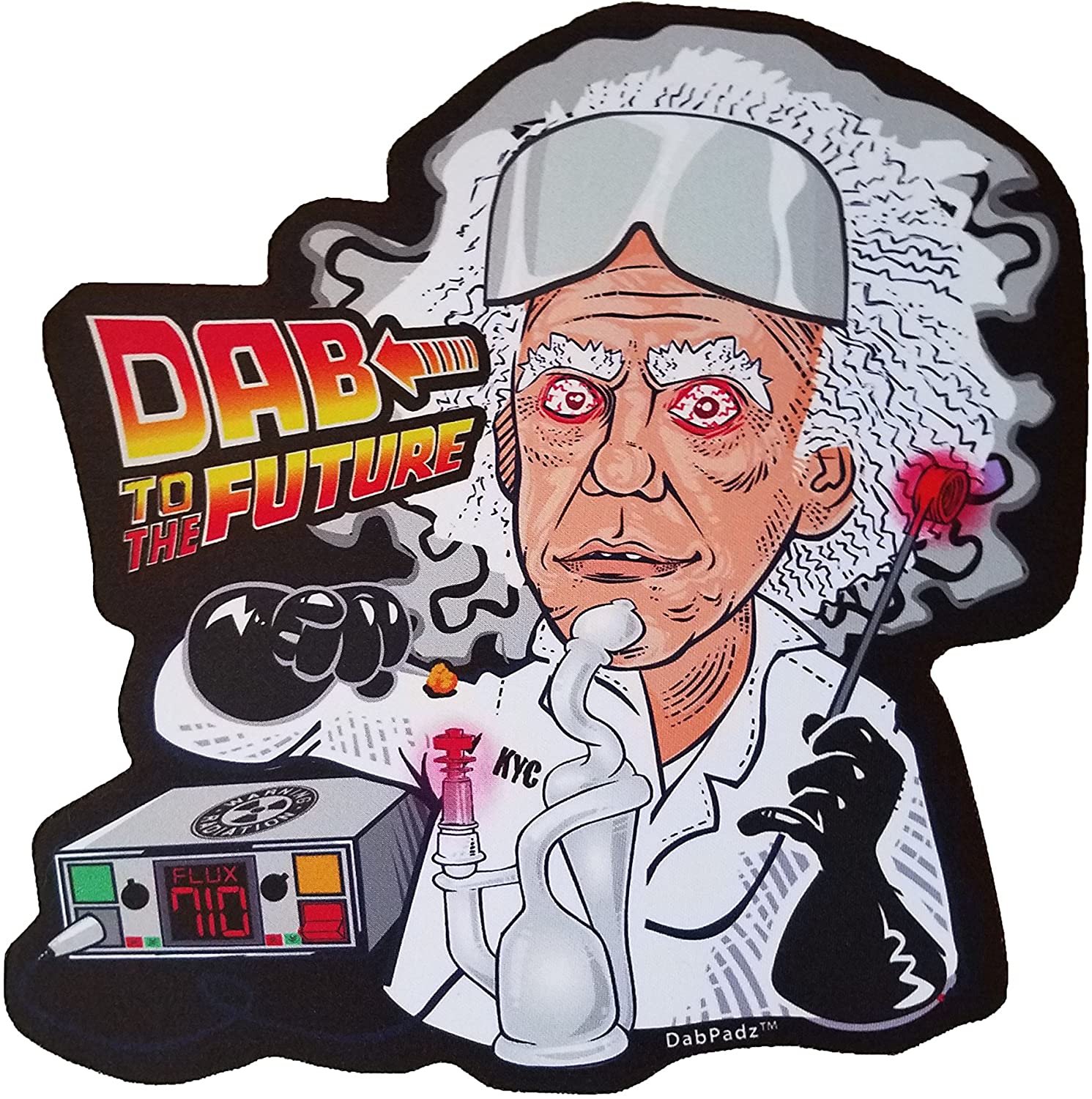 Amazon.com: Dab to The Future Dabpadz Die Cut Fabric Topped Dab