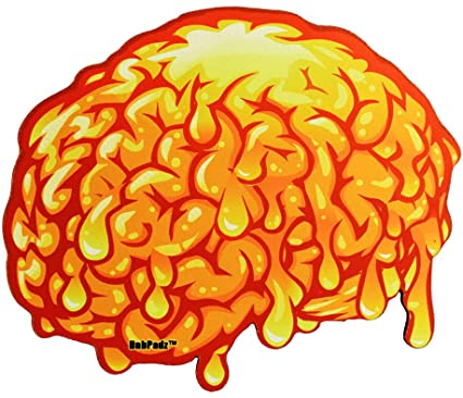 Amazon.com: DabPadz Die Cut Dab Mat - 10"x8" / Dab Brains: Health