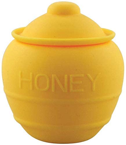 Amazon.com: NoGoo Silicone Jar - Honey Pot - 2.5": Kitchen & Dining