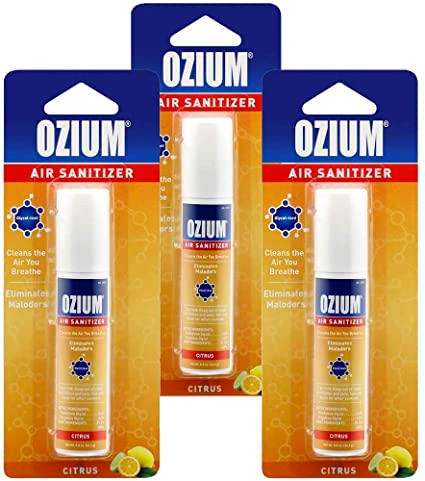 Amazon.com: Ozium Air Sanitizer 0.8 oz Spray, Citrus Scent (3