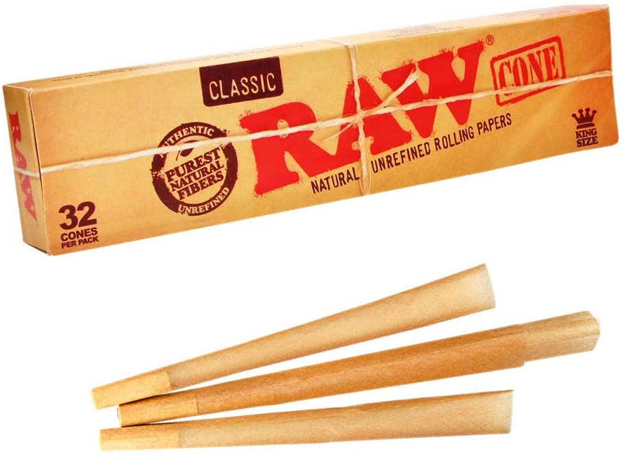 Amazon.com: Raw Classic Natural Unrefined King Size PreRolled