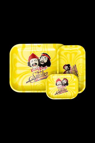 Cheech &Amp; Chong 40Th Anniversary Yellow Rolling Tray