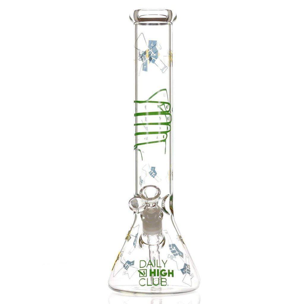 Daily High Club x TWT "Raise Your Bong" Beaker Bong