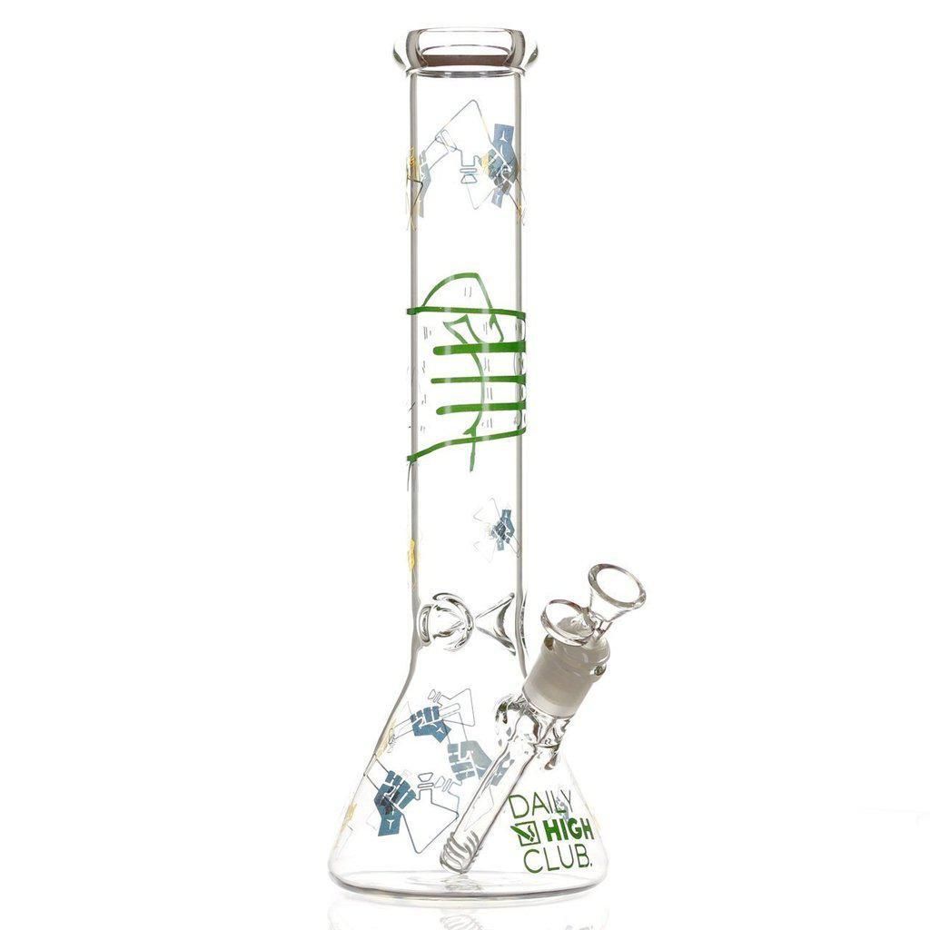 Daily High Club x TWT "Raise Your Bong" Beaker Bong in 2020