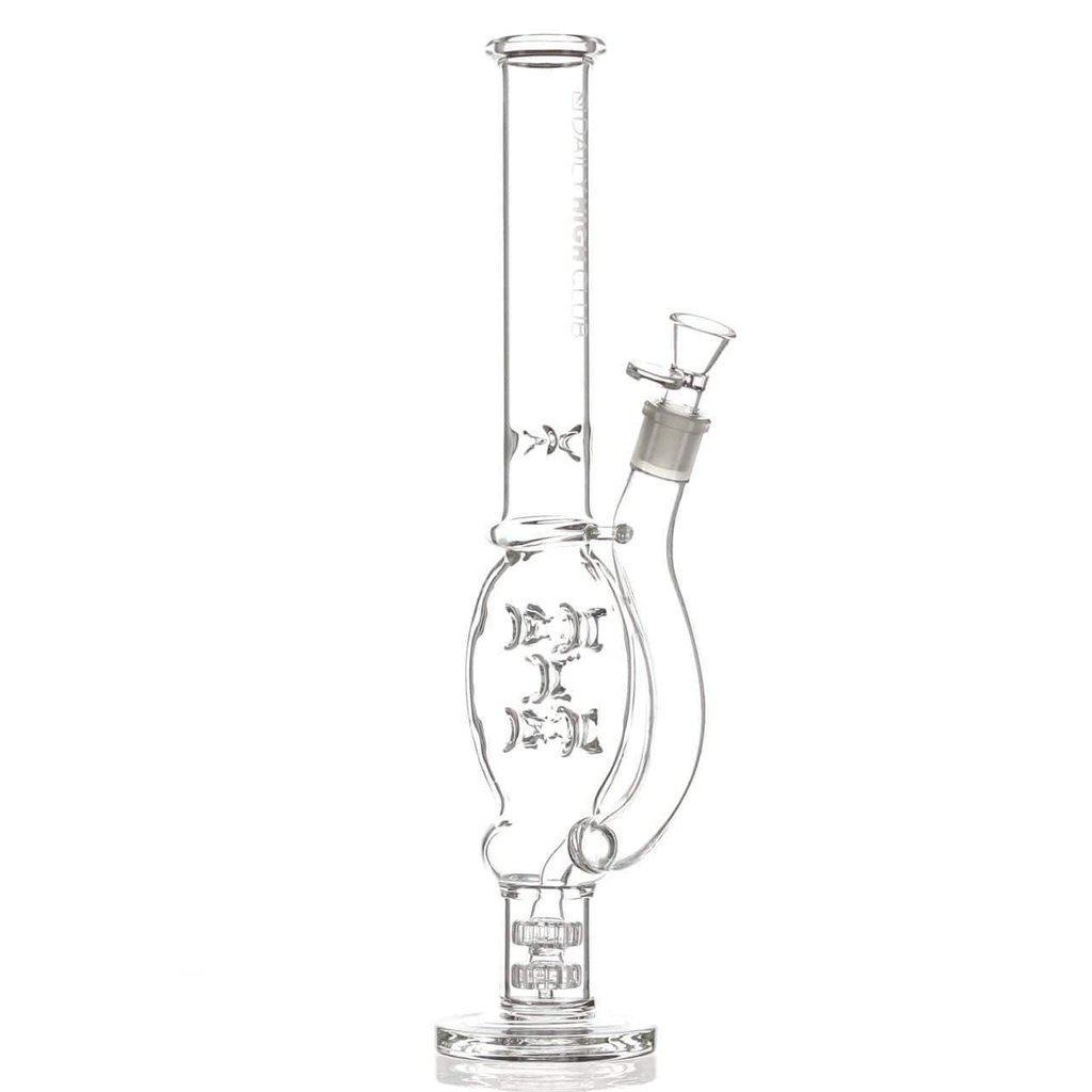 Double Showerhead Swiss Perc Bong – Daily High Club