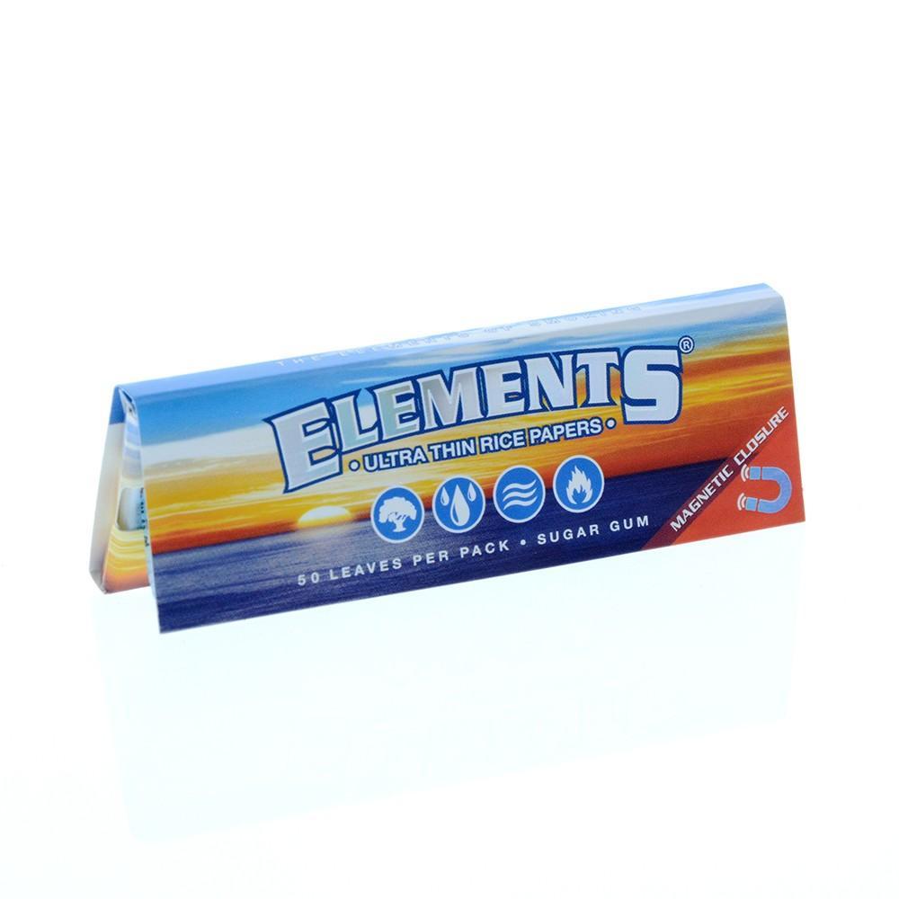 Elements Ultra Thin Rice Rolling Paper 1 1/4 size - Vapor Maven