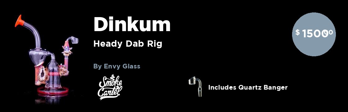 Envy Glass "Dinkum" Heady Dab Rig