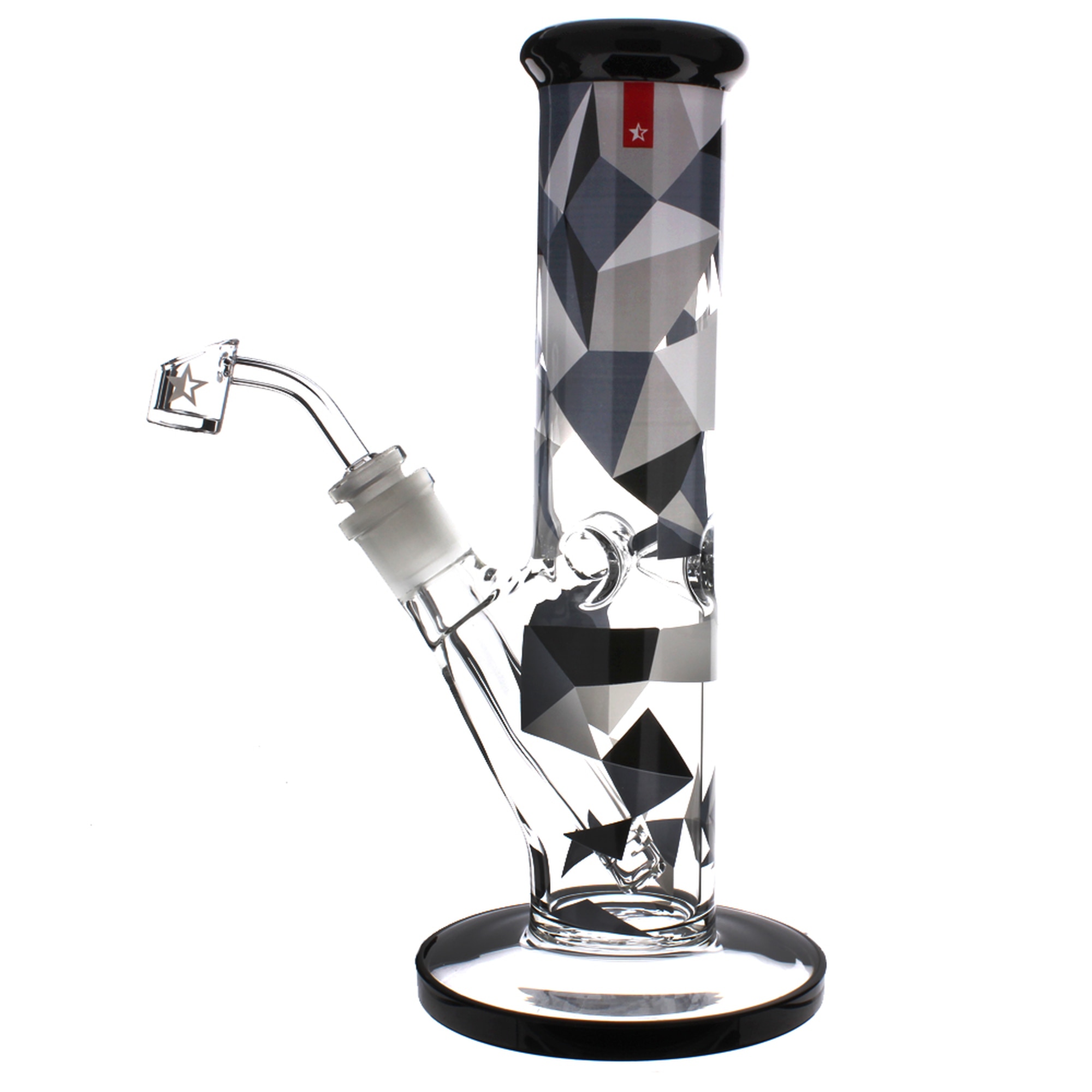 Famous Glass Digital Dab Rig | 10" Straight Tube Water Pipe