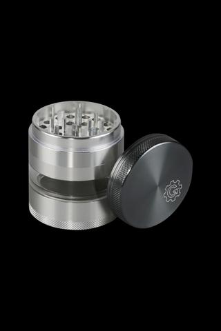 2.5” Grindhouse 4pc Aluminum Grinder w/ Solid Top & Window 