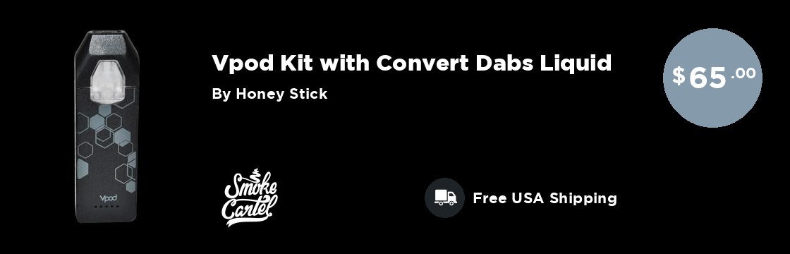 Honey Stick Vpod Kit with Convert Dabs Liquid