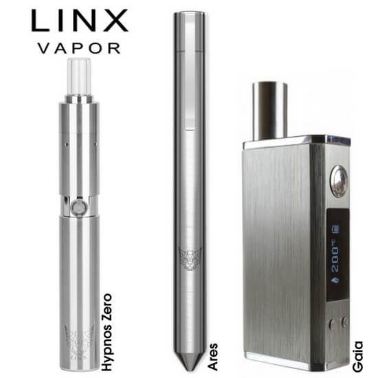 Linx Hypnos Zero, Ares or Gaia Vaporizers for Wax or Dry Herbs | VP