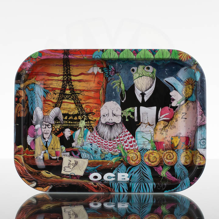 OCB Small Rolling Tray - Cafe Culture | NVS Glassworks