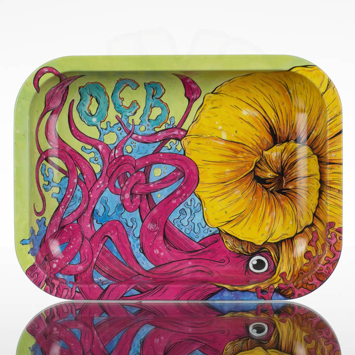 OCB Small Rolling Tray - Cephalopod | NVS Glassworks