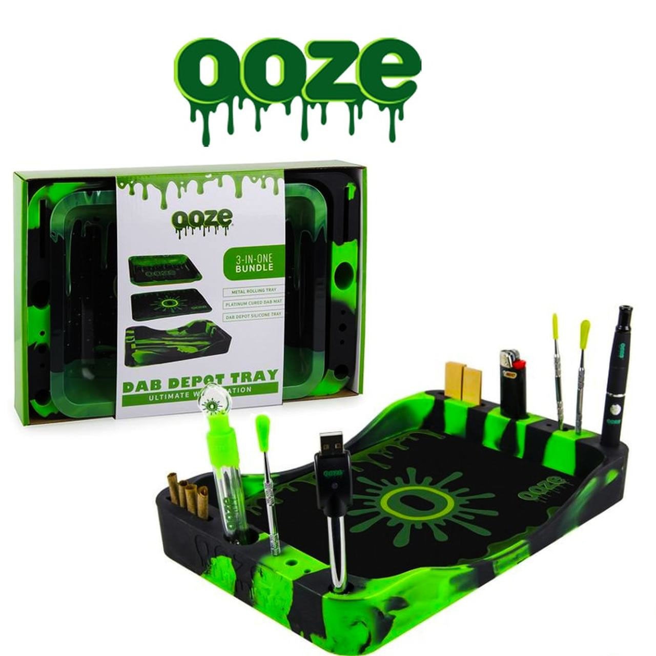 OOZE DAB DEPOT TRAY 3 IN ONE ( MSRP $75.99 EACH )