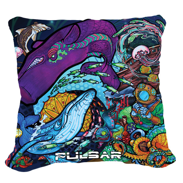 Pulsar Graphic Throw Pillow - 14" x 14"