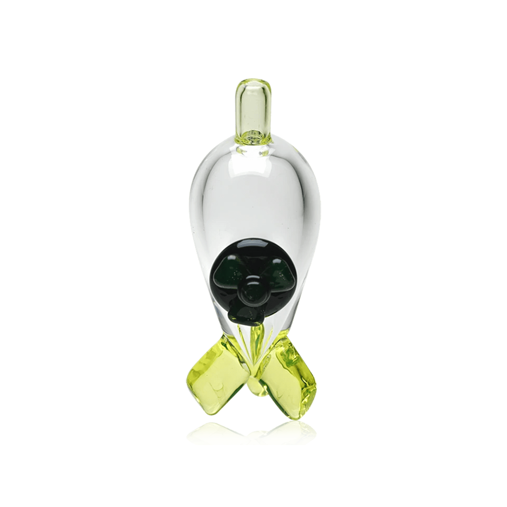 Radioactive Bomb UV Reactive Carb Cap by Empire Glassworks