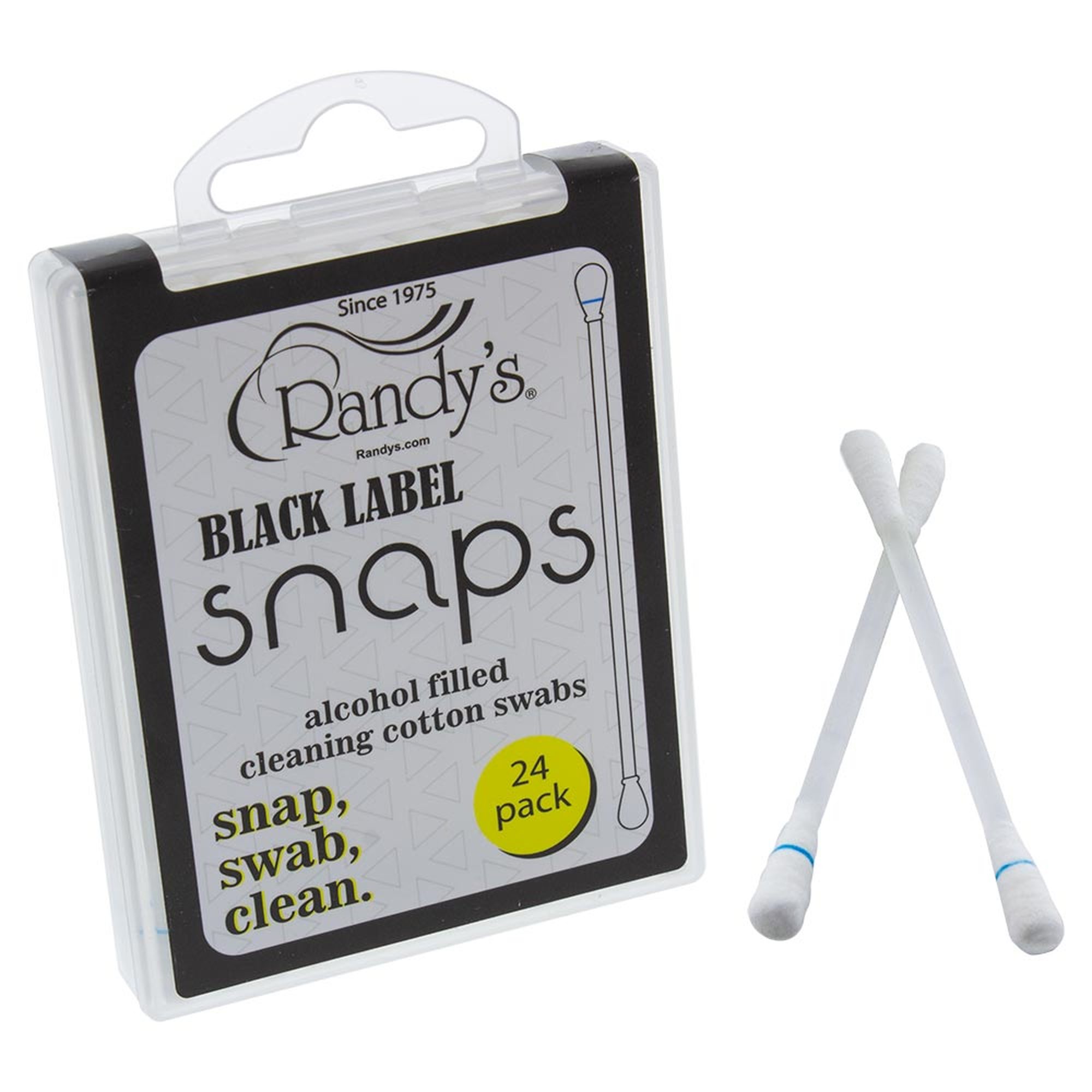 Randy's Black Label Snap Cleaning Swabs | Alcohol Filled