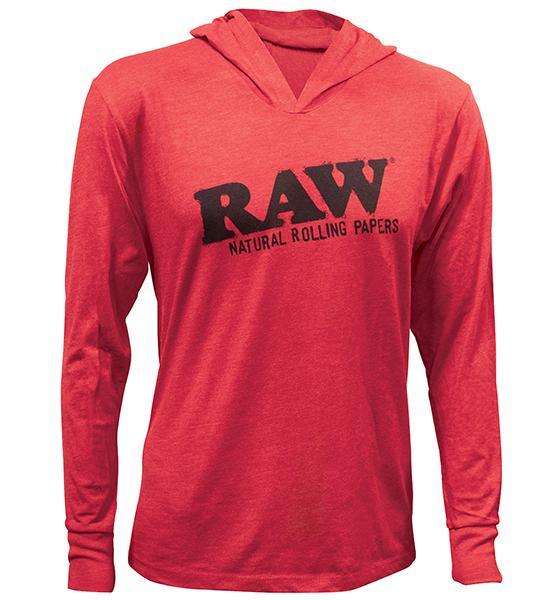 RAW Heather Red Lightweight Hoodie – Daily High Club