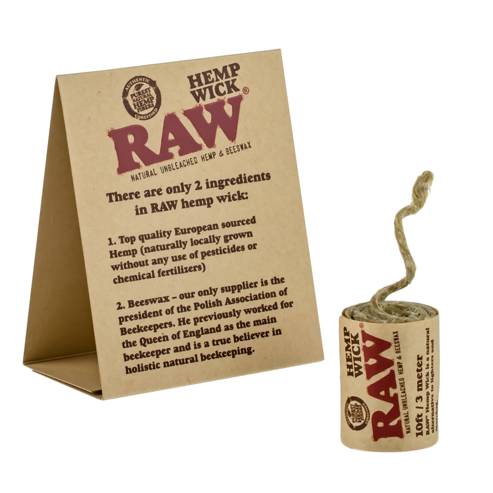 Raw Hemp Wick | 10ft | Grasscity.com