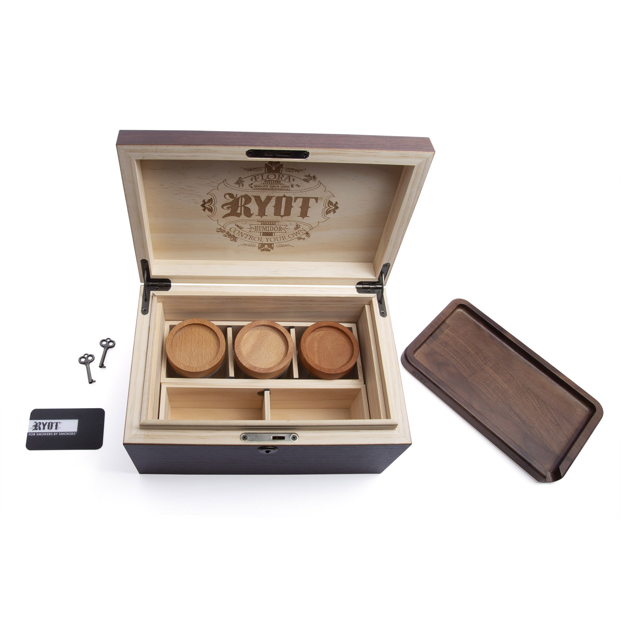 RYOT 11in x 7in LOCK-R-Box Humidor / $ 224.99 available at 420 Science