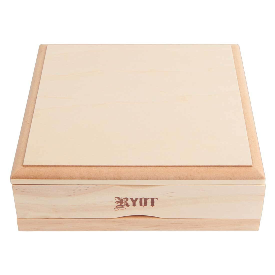 RYOT® 7x7 Solid Top Screen Box - Natural - Cannabis & Marihuana