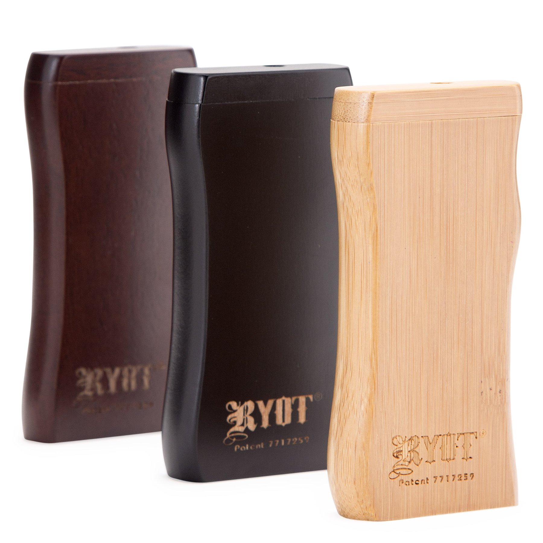 RYOT Wooden Dugout Box w/Matching One-Hitter - Black / $ 29.99