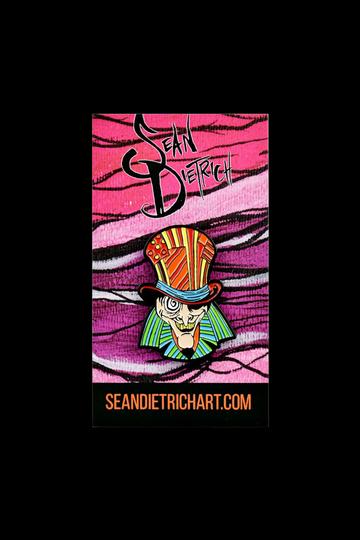 Sean Dietrich "Hatter" Enamel Hat Pin