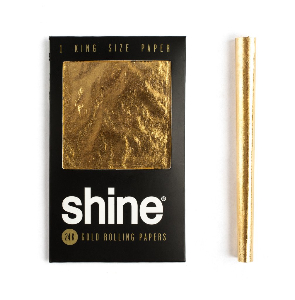 Shine 24K Gold Papers - 1 Sheet Pack - King Size | The Stash Shack