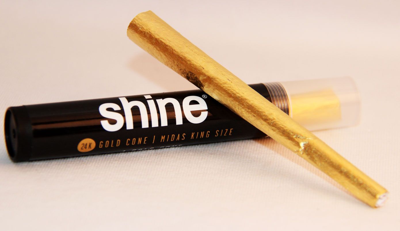 Shine Edible 24K Gold Cone Midas King Size