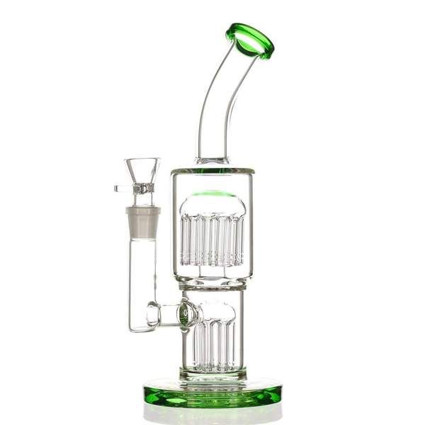 The Jellyfish Jam Bong | Dab rig, Green accents, Percolators