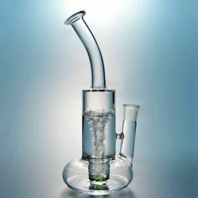 Tobacco Clear 10" Tornado Glass Water Bong Turbine Percolator Pipe