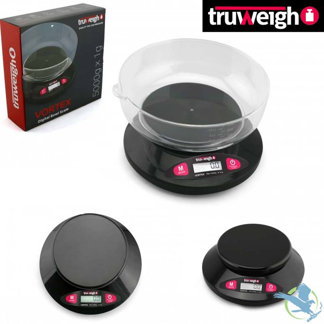 Truweigh VORTEX Digital Bowl Scale 5000g x 1g | Scale | Midwest