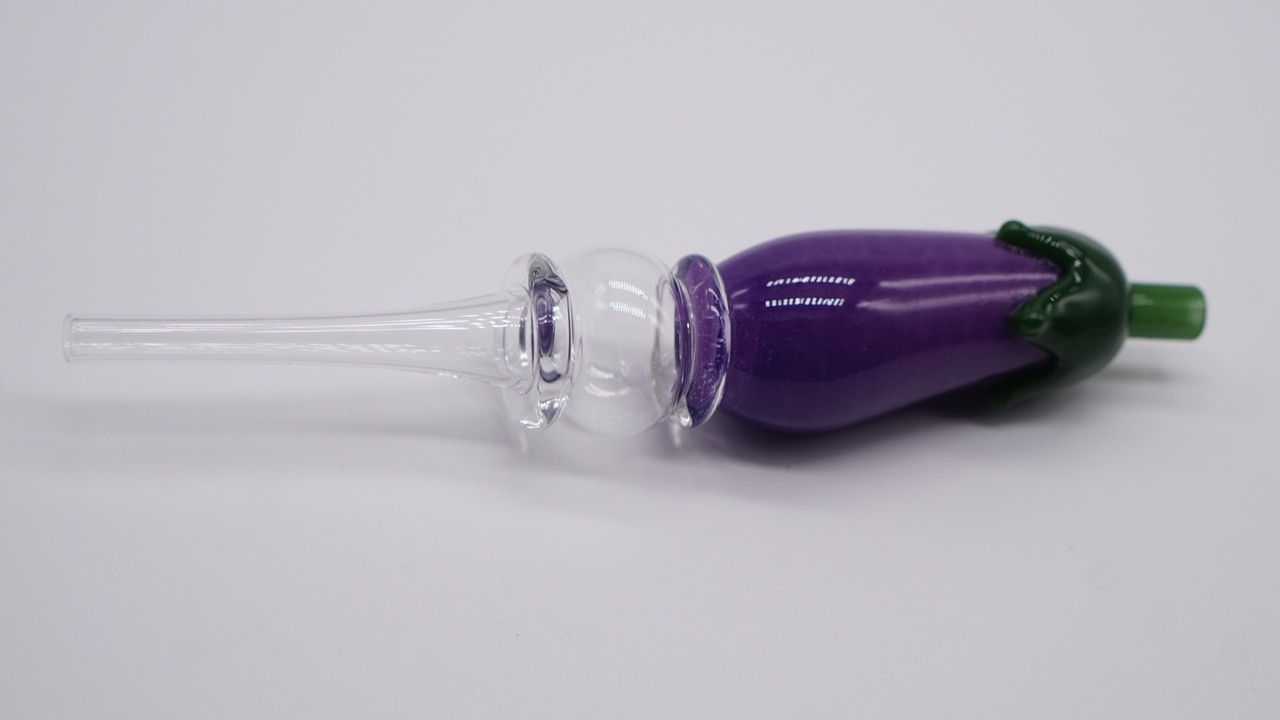 Wholesale Empire Glassworks Honey Straw Eggplant 2143