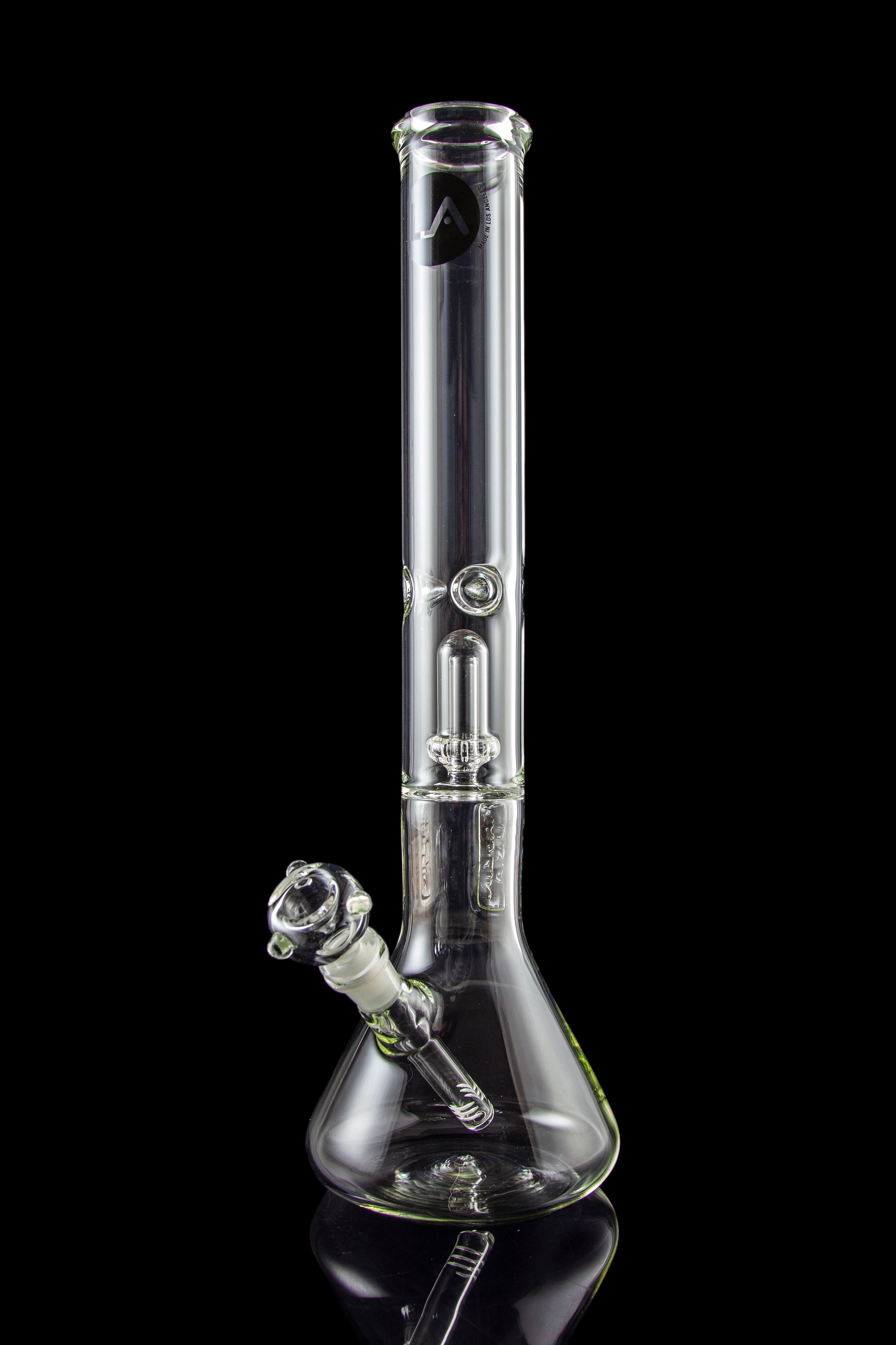 La Pipes 5Mm Thick Beaker Water Pipe With Showerhead Perc