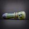 Chameleon Glass Amazeballs Sandblasted Honeycomb Hand Pipe – Green