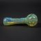 Chameleon Glass Ash Catcher With Rake Hand Pipe – Green