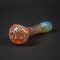 Chameleon Glass Ash Catcher With Rake Hand Pipe – Red