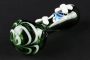 Chameleon Glass Lucky Charm Hand Pipe – Green