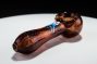 Chameleon Glass Raked Hand Pipe – Red and Unobtanium